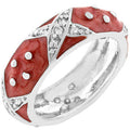 Marbled Enamel Ring
