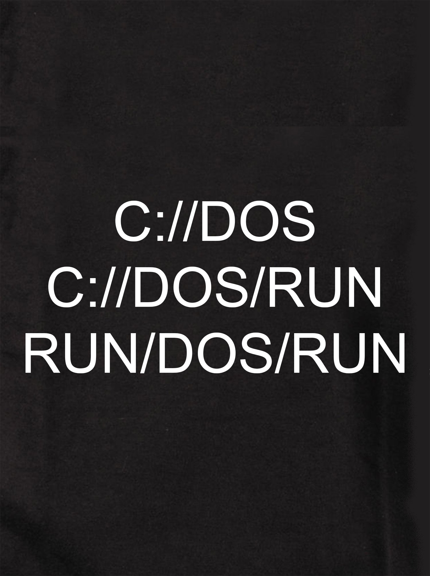 C://DOS C://DOS/RUN RUN/DOS/RUN Kids T-Shirt