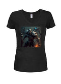 Ready for Battle Juniors V Neck T-Shirt