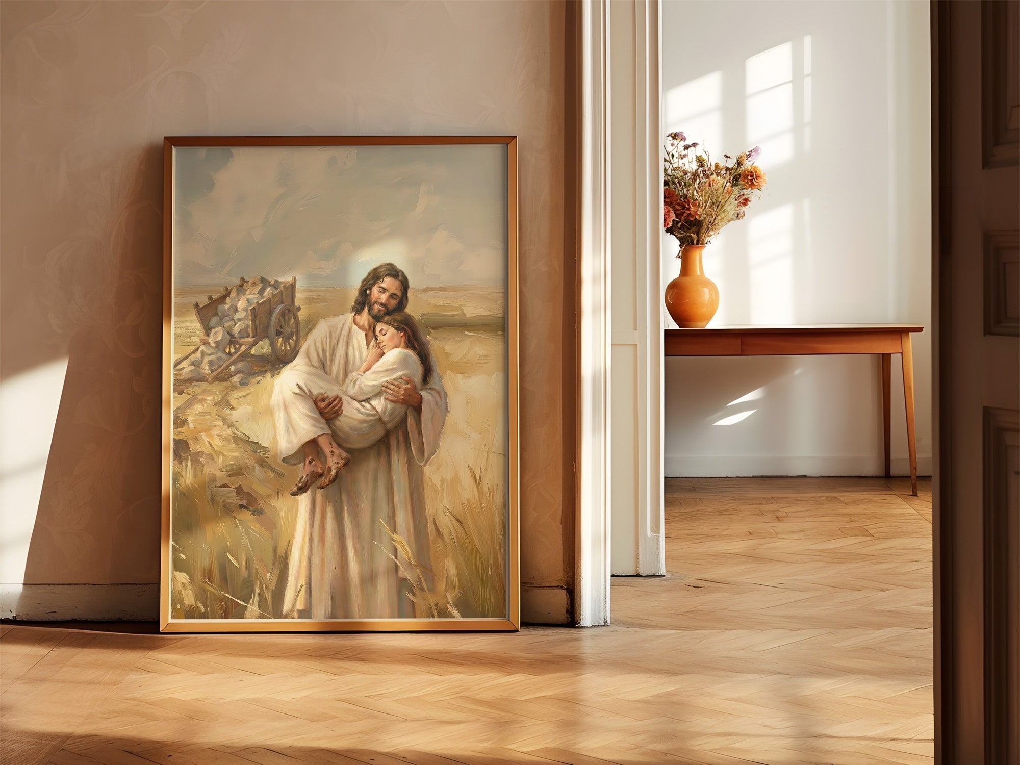 Rest in Him | Signed Handmade Art Print