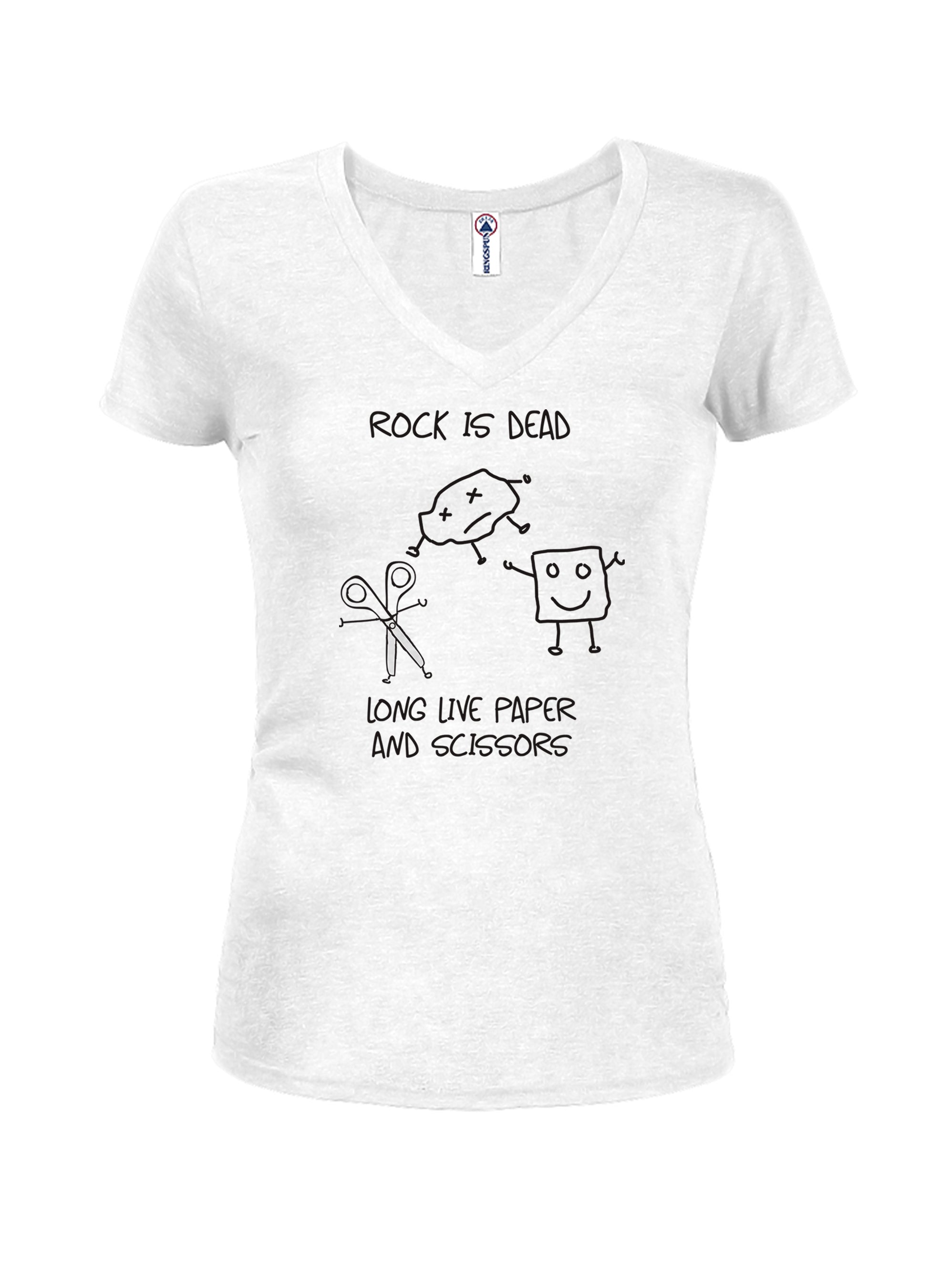 Rock is Dead Long Live Paper and Scissors T-Shirt