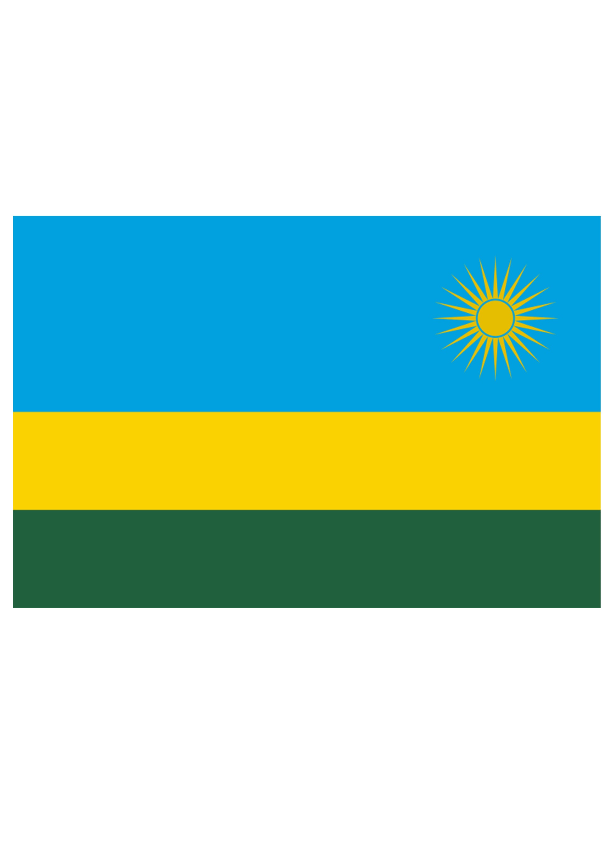 Rwandan Flag Kids T-Shirt