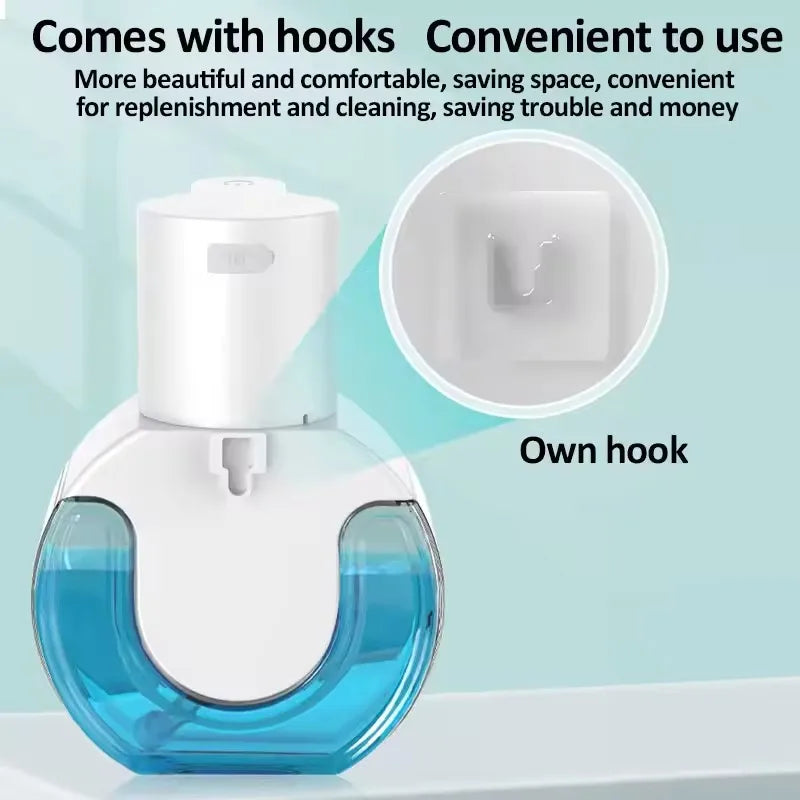 420ml (14.2 fl oz) Touchless Automatic Soap Dispenser - 4-Level Adjustable Foam & Gel, USB Rechargeable, Countertop or Wall-Mount, IPX5 Waterproof