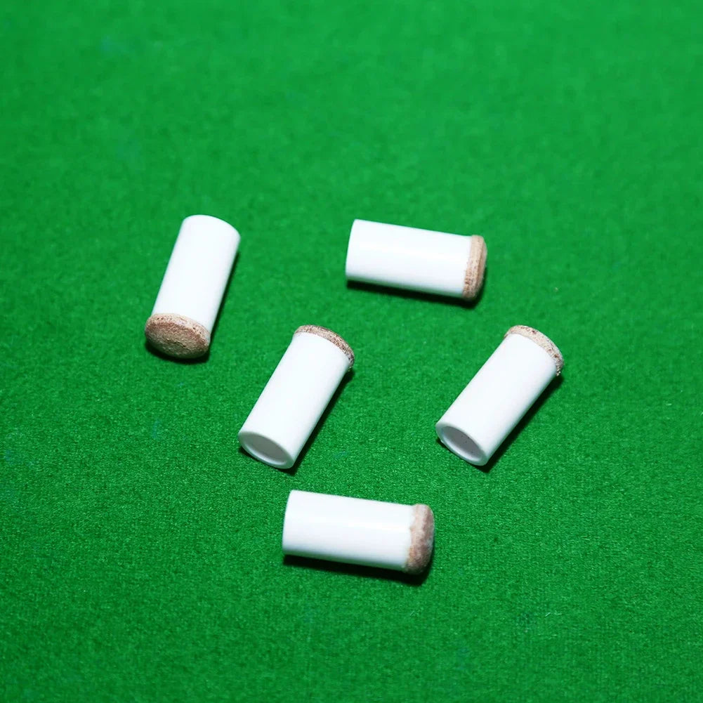 5-Pack Slip-On Pool Cue Ferrules 11mm & 13mm (0.43 in / 0.51 in) Replacement Billiard Snooker Cue Tips