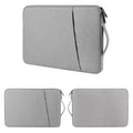 Waterproof Canvas Laptop Sleeve 13-15.6 inch (33-39.6 cm) Padded Zipper Notebook Case Slim Portable Handbag