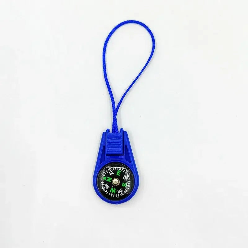 Mini Tactical Pocket Compass Keychain - Survival Compass for Camping, Hiking & Travel