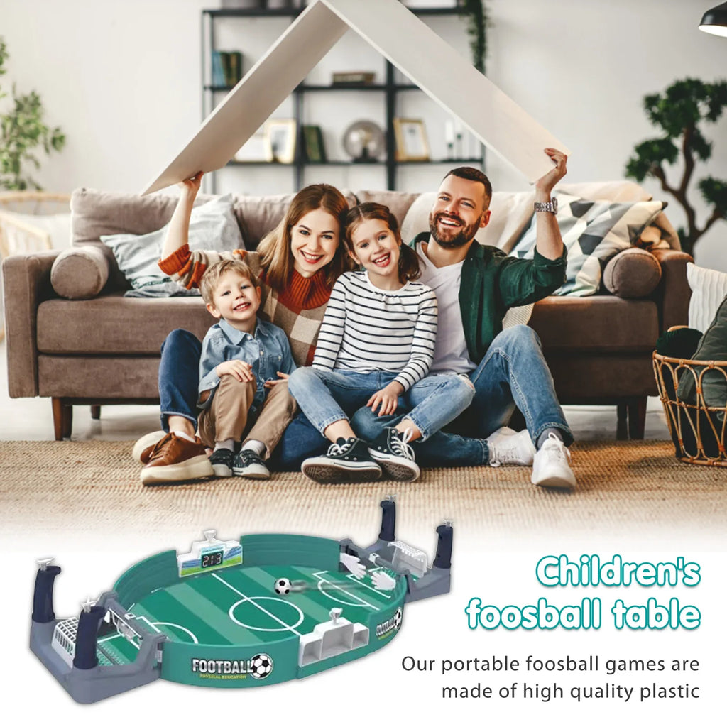 Portable Tabletop Foosball Game – 2-Player Mini Soccer Table for Kids & Family