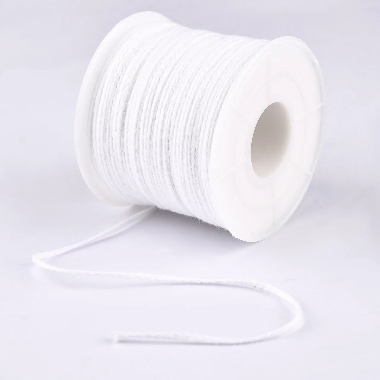Pre-Waxed Pure Cotton Candle Wicks — 50/100 Pack, Smokeless DIY Candle Wicks, Multiple Lengths 2.6–20 cm (1.0–7.9 in)