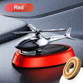 Solar Helicopter Propeller Car Air Freshener Decorative Aromatherapy Diffuser for Car Interior