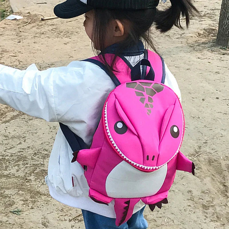 Dinosaur Kids Backpack Waterproof Oxford Nylon School Bag for Kindergarten — 30 x 21 cm (11.8 x 8.3 in)