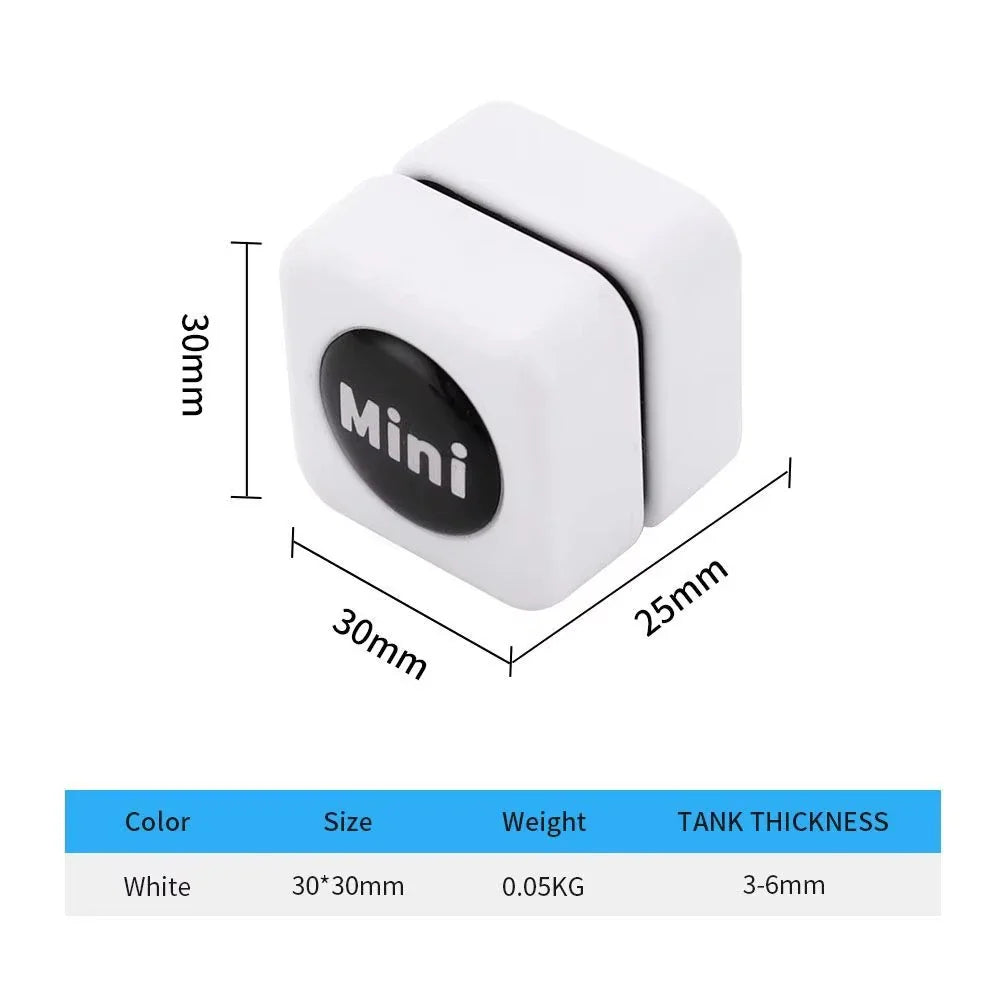 Mini Square Magnetic Aquarium Glass Cleaner Scratch-Resistant Brush for Small Fish Tanks