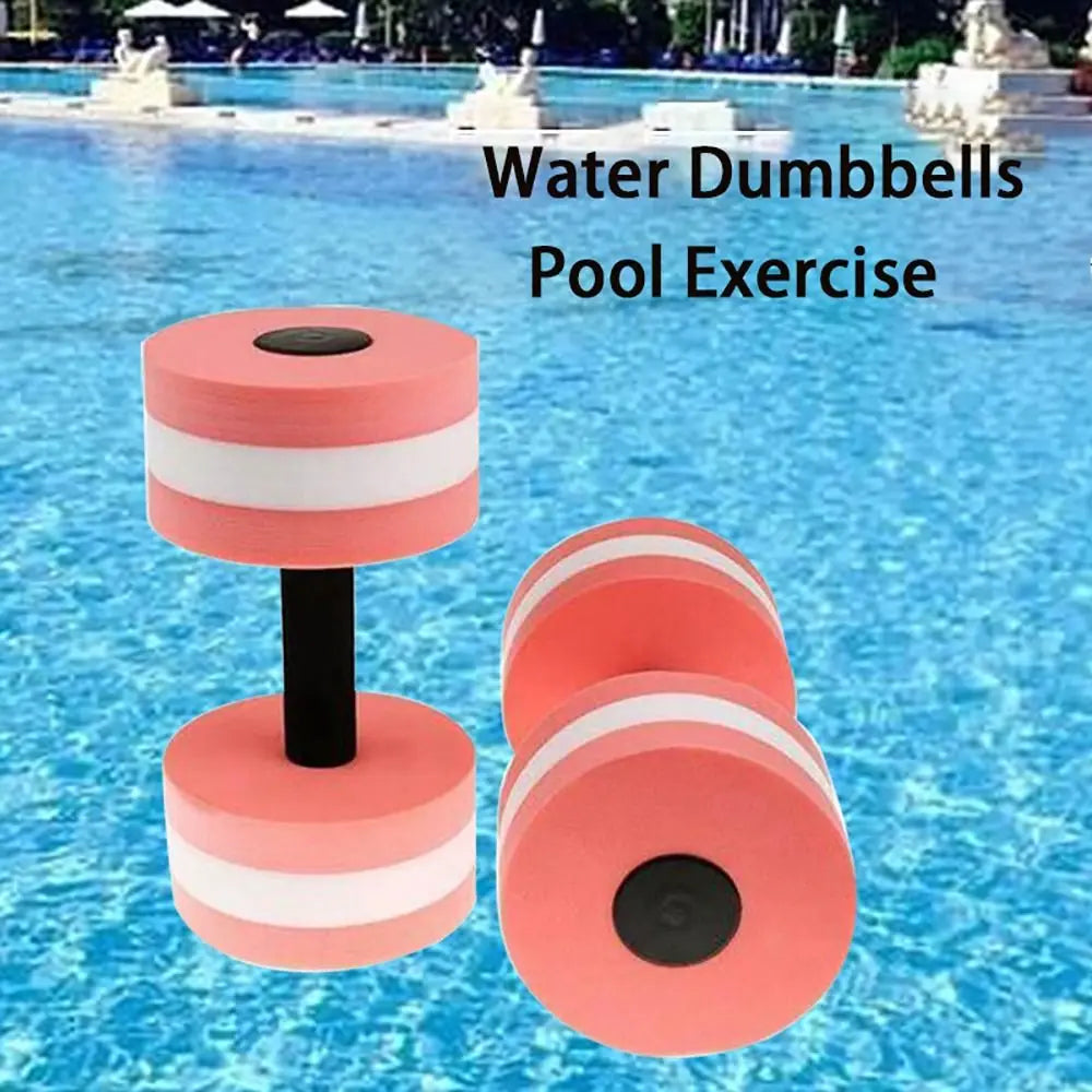 EVA Water Dumbbell – Floating Pool Aerobics Foam Dumbbell for Aquatic Fitness (10.63 in / 27 cm)