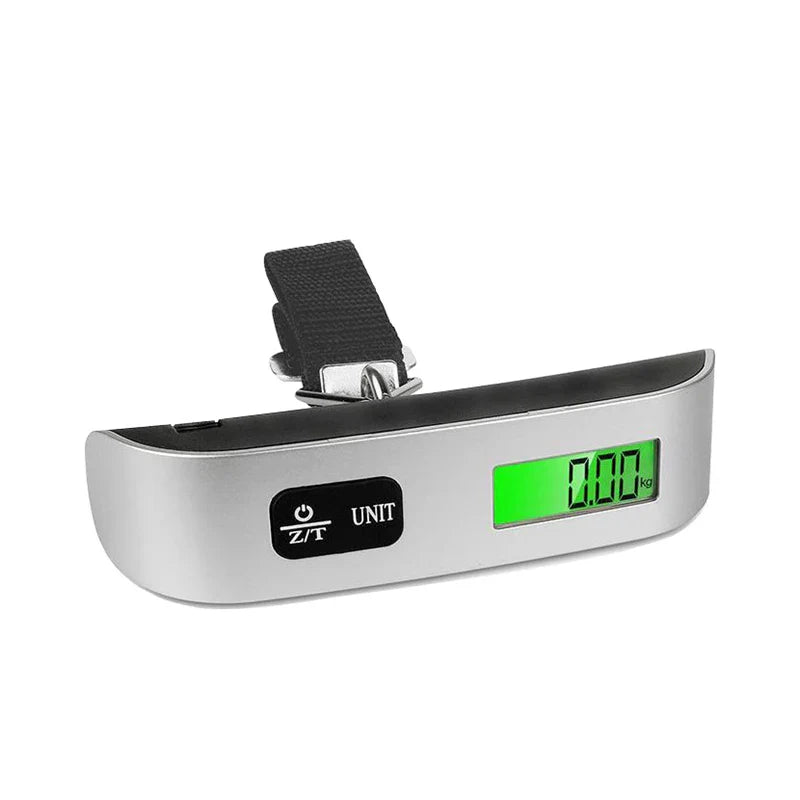 Portable Luggage Scale 110lb/50kg Digital LCD Hanging Travel Bag Scale with Backlight & Tare