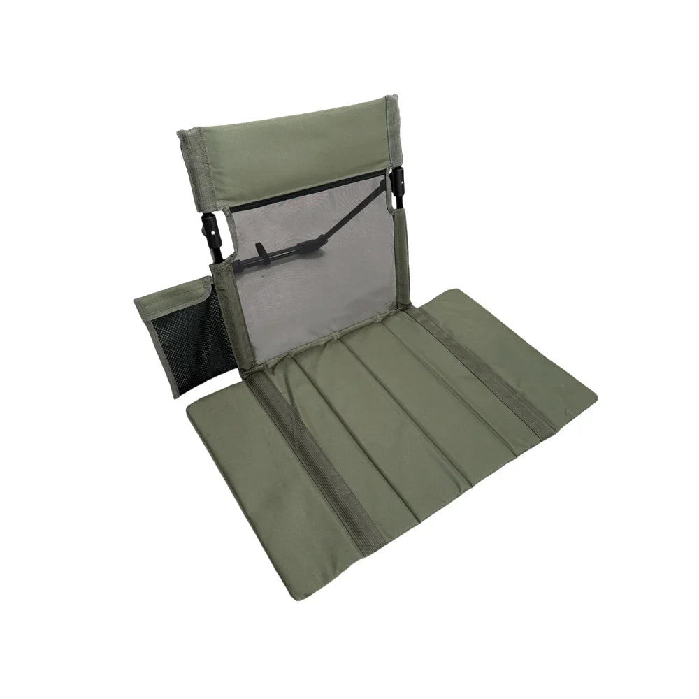 Foldable Oxford Cloth Camping Floor Chair – Portable Backrest for Beach, Picnic & Garden (Seat 15.9×16.1 in / 40.5×41 cm; Mat 31.1 in / 79 cm)