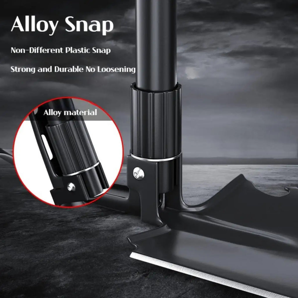 Foldable Camping Shovel 1-Pack Multifunctional Portable Entrenching Tool for Hiking & Outdoor