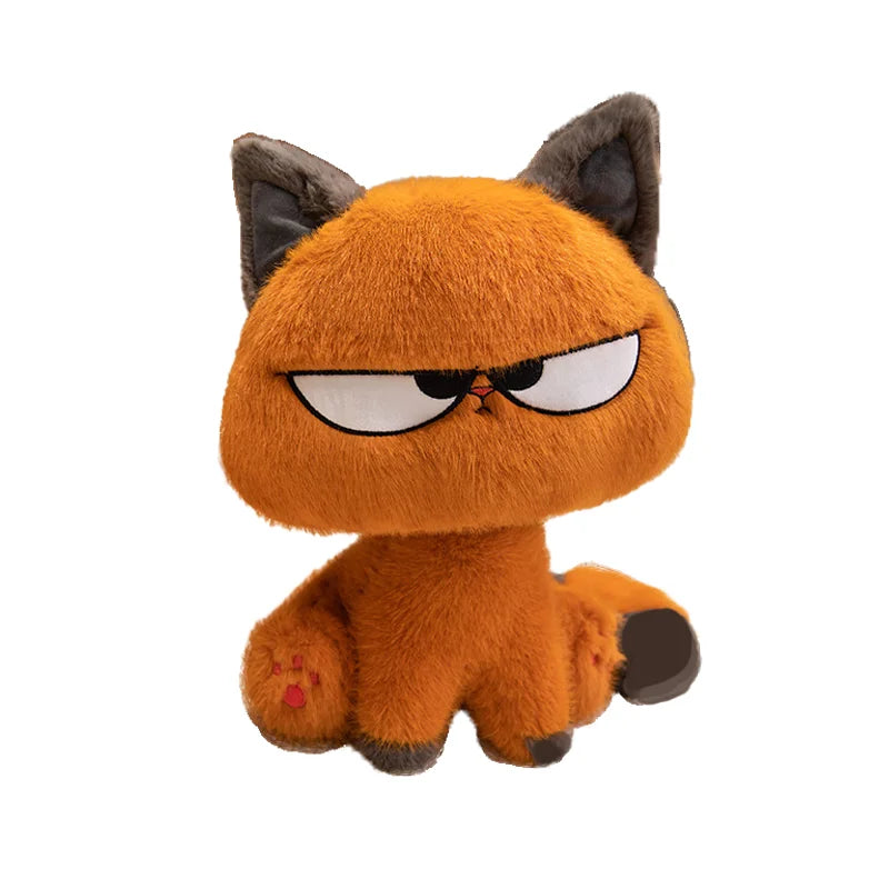 25cm (9.8in) Orange Cat Plush Toy – Kawaii Soft Stuffed Animal Cartoon Doll Gift for Kids