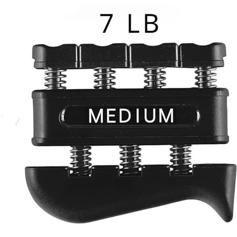 Finger Strengthener Hand Grip Trainer — 3 Resistance Levels (3/7/11 lb | 1.36/3.18/4.99 kg) for Finger, Wrist & Forearm Strength — Ideal for Musicians & Rock Climbers