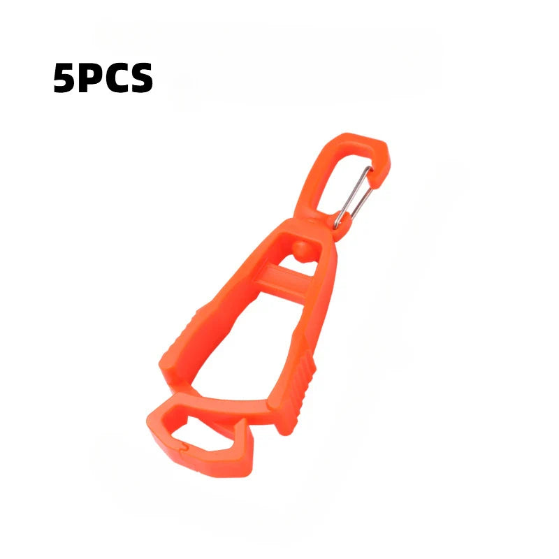 Anti-Drop Glove Clip Hanger, Portable Work Gloves Holder Belt Clamp for Construction & Outdoor