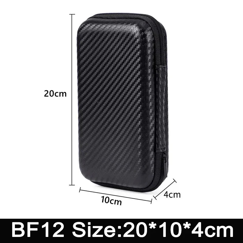 EVA Hard-Shell Earphone Case — Mini Portable Zipper Pouch & Cable Organizer for USB, Chargers, Memory Cards