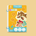 Toddler Pen Control Tracing Workbook Reusable Writing & Drawing Practice Book for Kids Ages 3-14+