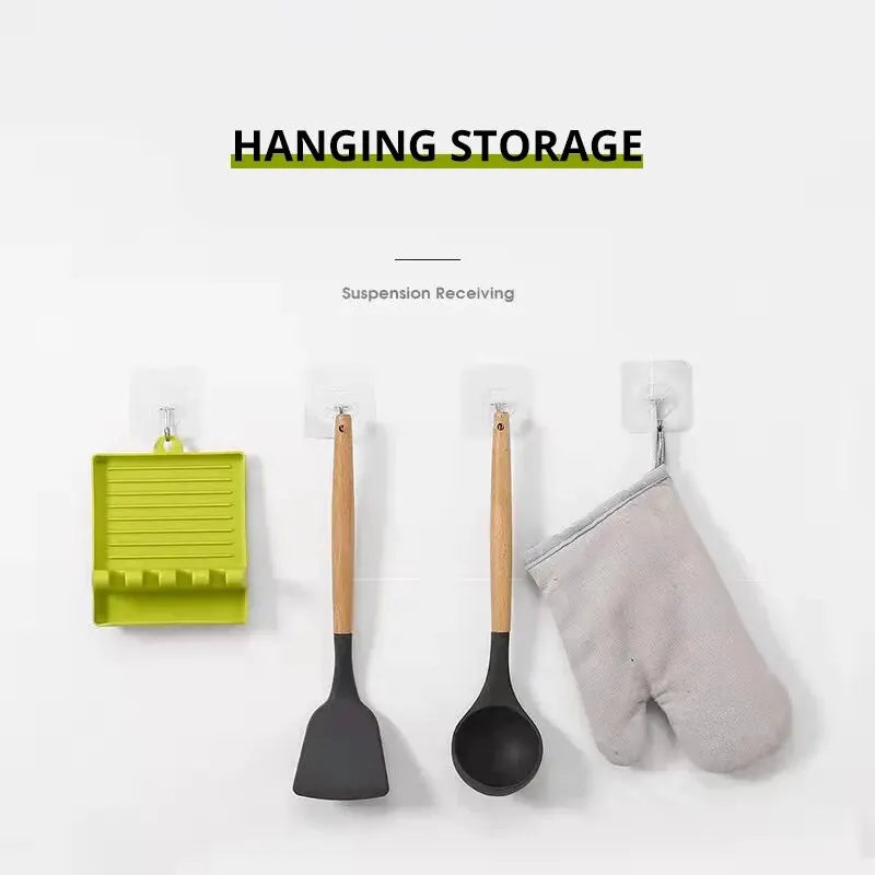 Countertop Utensil & Pot Lid Holder — Spoon, Spatula & Chopstick Rack