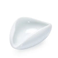 Ceramic Coffee Bean Measuring Cup & Dosing Tray - Coffee Powder Weighing Scoop for Home and Cafe (Black/White)