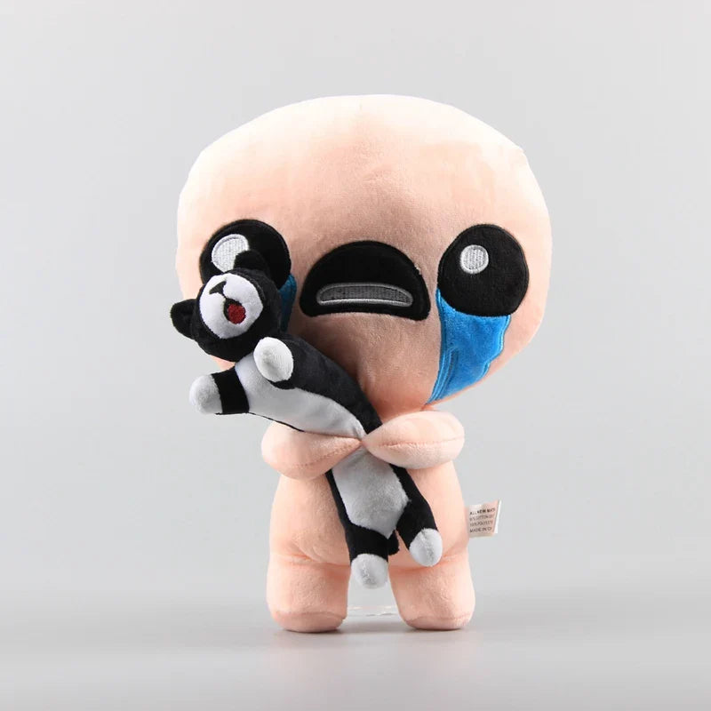 30cm (11.8in) Binding of Isaac Plush Toy — Isaac with Black Cat Soft Stuffed Doll for Kids & Collectors