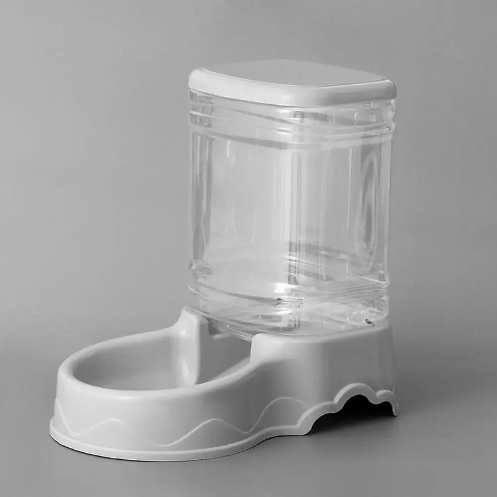 Automatic Pet Feeder & Water Fountain 3.8L (128 fl oz) PP Food Dispenser for Cats & Dogs