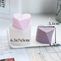 3D Rotating Stacking Heart Silicone Mold for Candle, Soap & Resin DIY Crafts