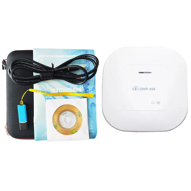 Quantum Magnetic Resonance Body Health Analyzer — Hand-Touch Diagnostic Device, Multi-Language, Up to 54 Reports