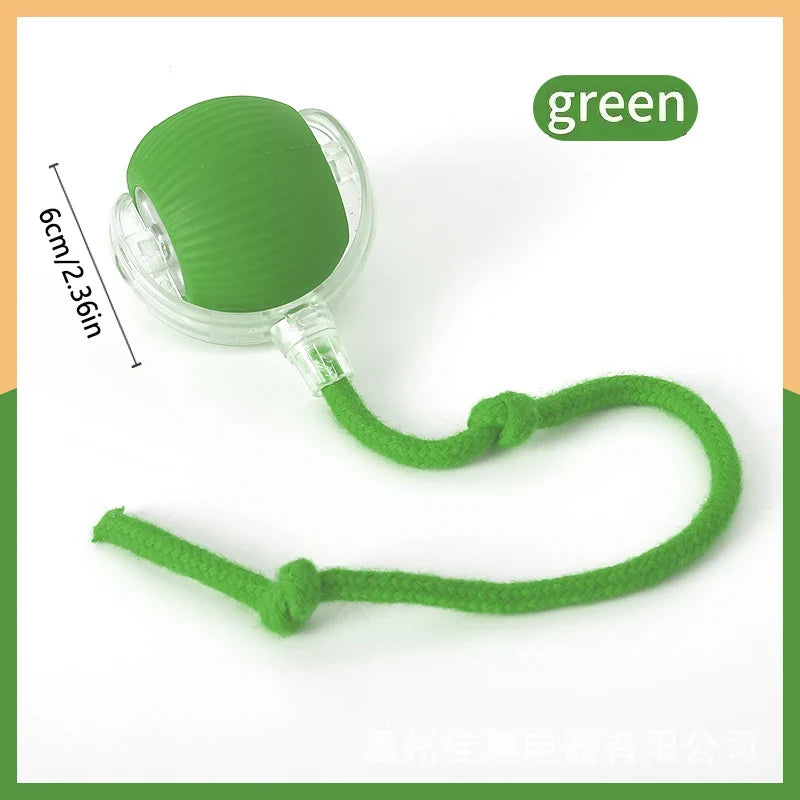 Interactive Rechargeable Pet Ball Toy USB — Automatic Moving Bouncing Ball for Puppies & Kittens, 5.2 cm (2.05 in)