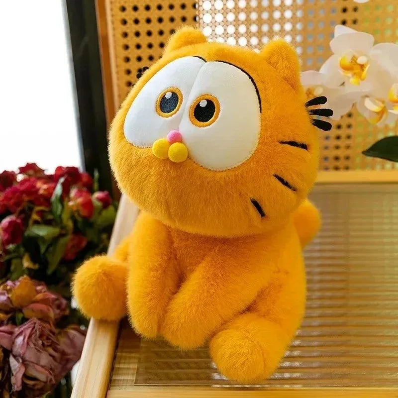 25cm (9.8in) Kawaii Cartoon Cat Plush Toy - Stuffed Anime Plushie Decorative Gift