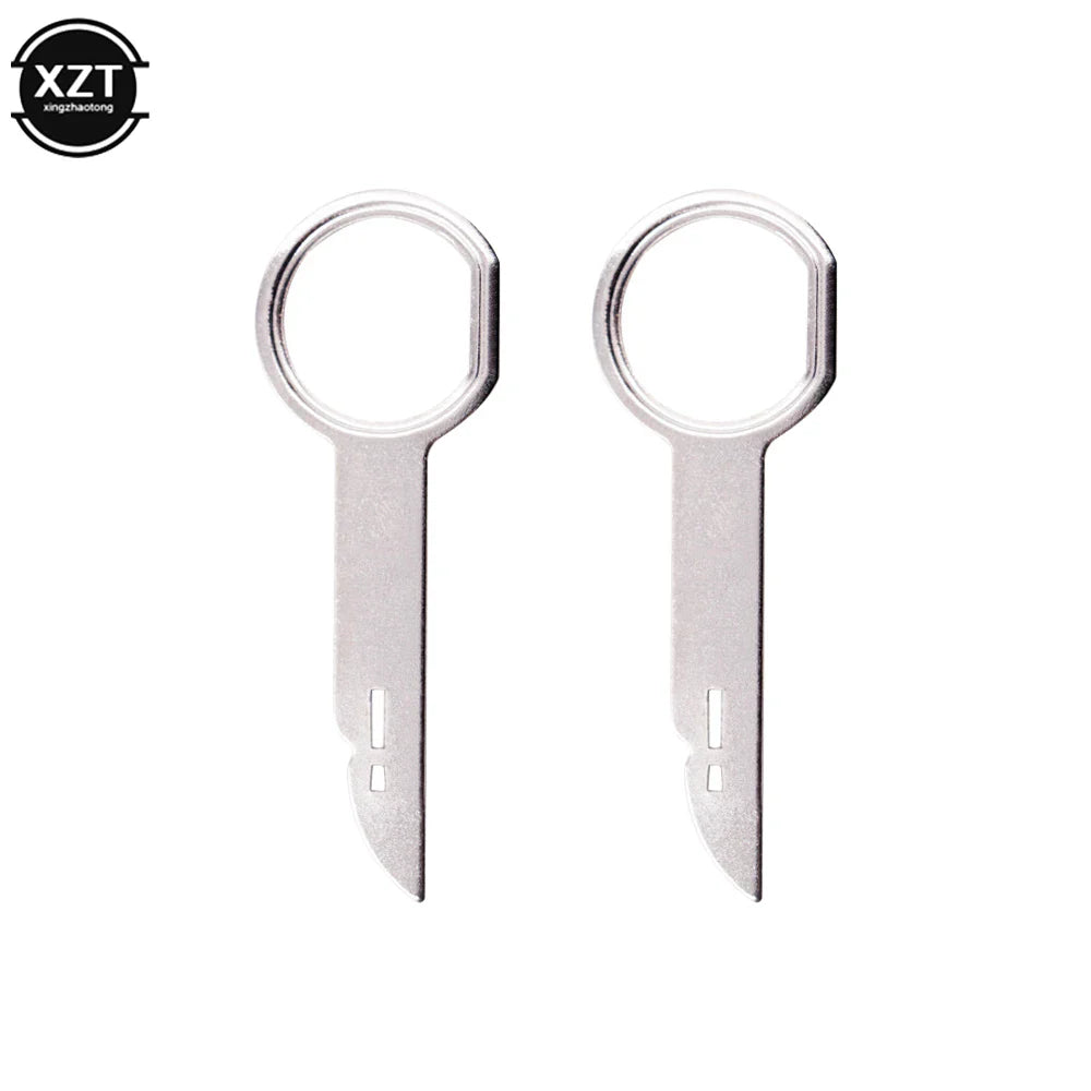 Car Radio Stereo Removal Tools — 2/4-Pack Metal Installation Keys for VW Audi Ford Porsche