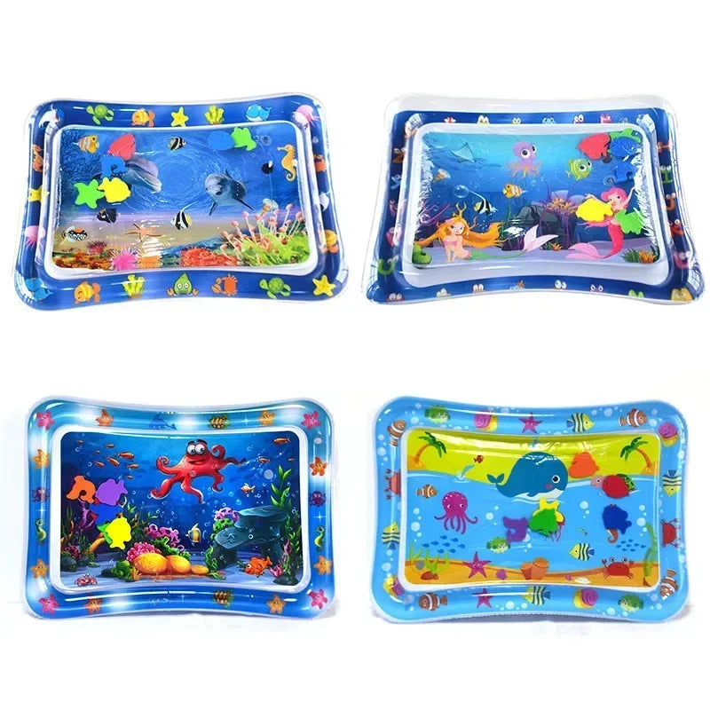Inflatable Baby Water Play Mat Tummy Time Sensory Activity 66 x 50 cm (26 x 20 in)