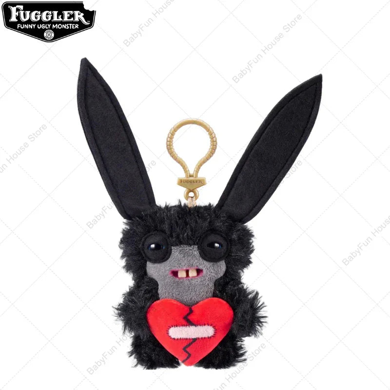 Funny Ugly Teeth Monster Plush Toy, Kawaii Wide-Eyed Rabbit Stuffed Doll Gift for Kids & Collectors