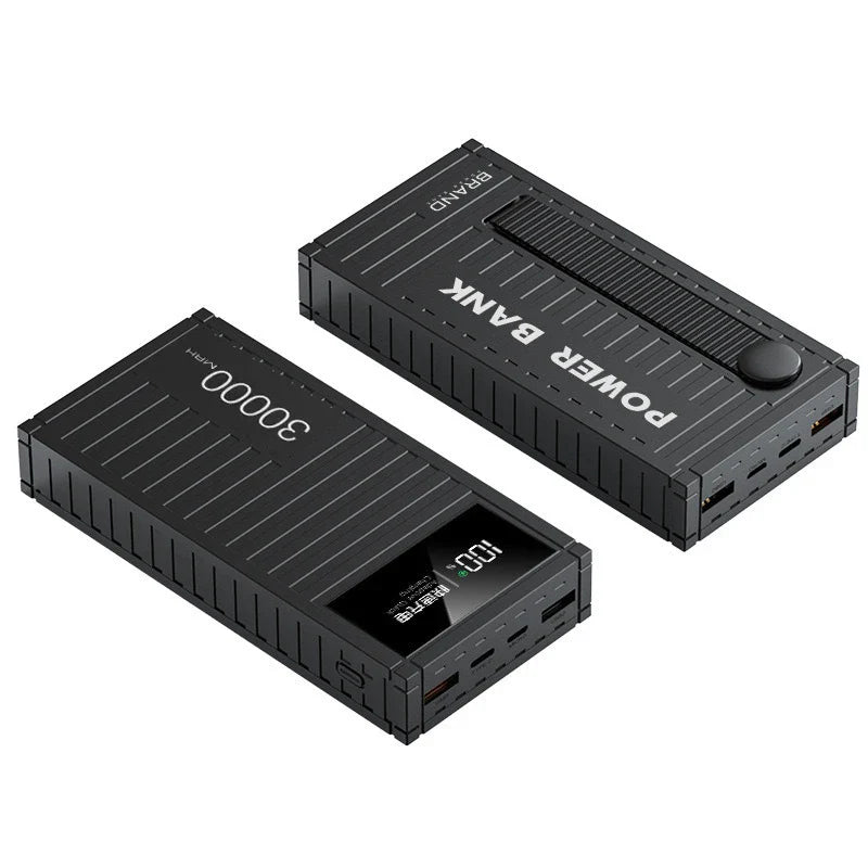 50000mAh 6-Port Power Bank 65W Fast Charge USB-C PD, 4x USB-A & Micro-USB, LED Display