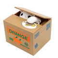 Interactive Electronic Cat Coin Bank — Money-Eating Piggy Bank Toy for Kids, Cute Savings Gift