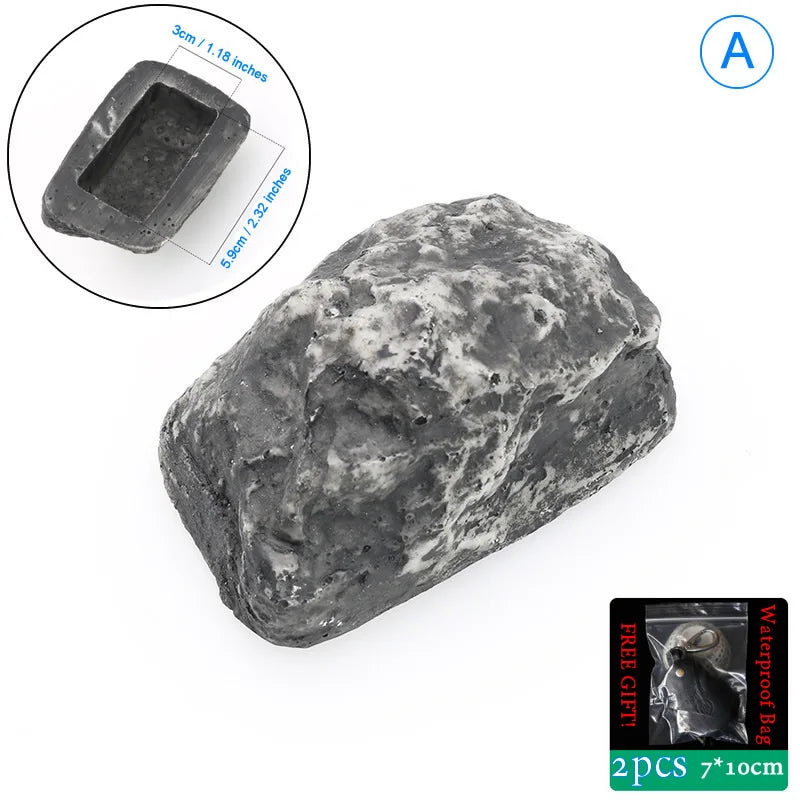Waterproof Rock Key Hider – Hidden Spare Key Safe for Garden, Yard & RV