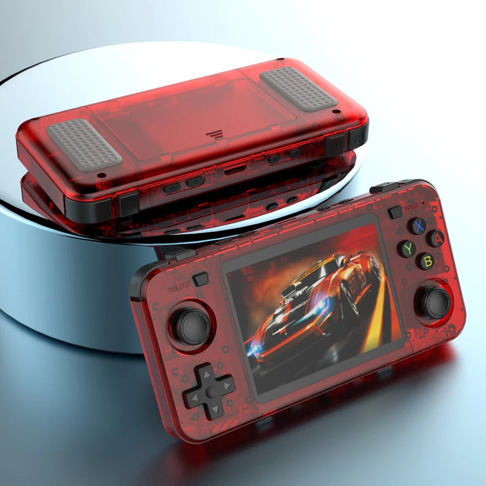 15000+ Ready Games! 3.5" IPS Retro Handheld Console RK3326, 3000mAh Long Play original ARKOS Blue R36H 64GB 128GB