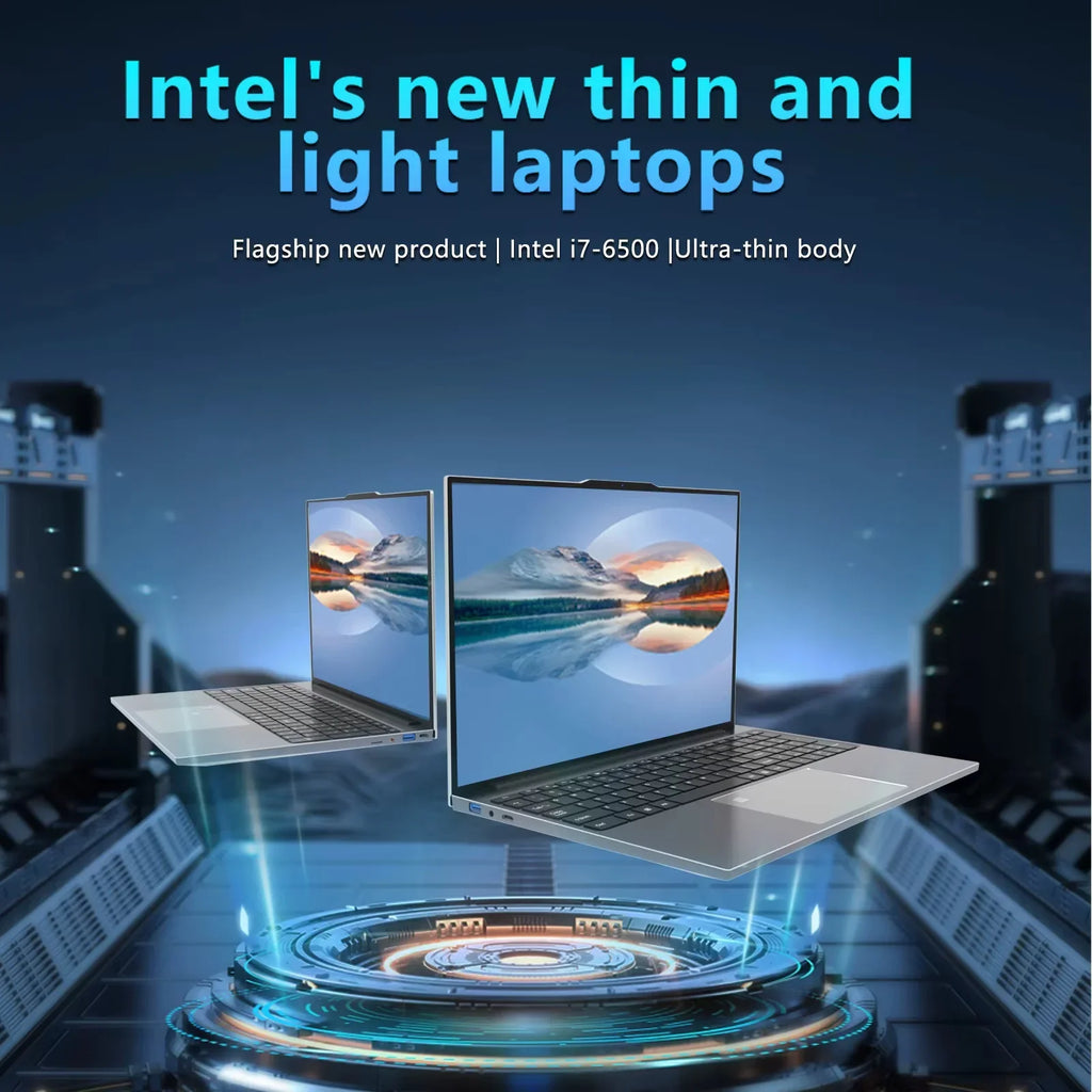 15.6" (39.6 cm) FHD Laptop — Intel Core i7 Processor, Windows 11 Pro, 16GB RAM, 512GB/1TB SSD, IPS Display, Portable Gaming & Business Notebook
