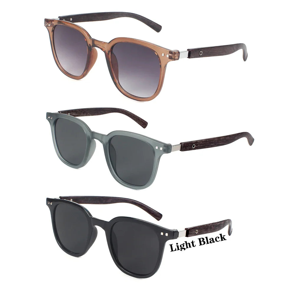 Men’s Vintage PC Frame Sunglasses - Classic Brand Driving Eyewear with Coating Lens