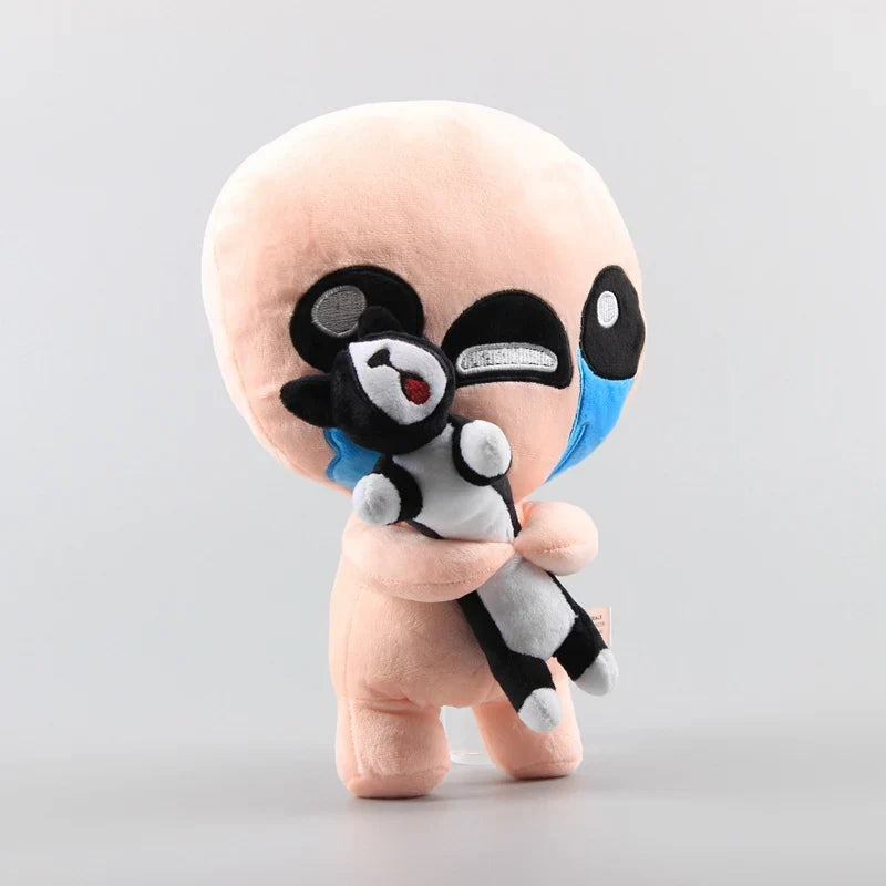 30cm (11.8in) Binding of Isaac Plush Toy — Isaac with Black Cat Soft Stuffed Doll for Kids & Collectors