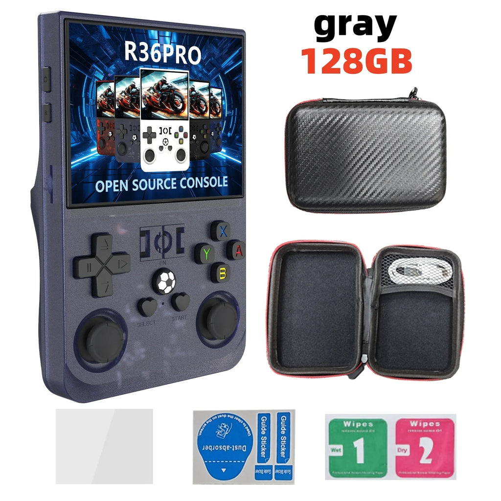 Open-Source Retro Handheld Game Console 3.5-inch (8.9 cm) IPS Screen Portable Pocket Player 128GB Storage 22,000 Games