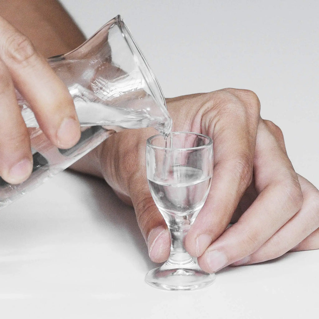 6-Pack Mini Stemmed Shot Glasses Assorted 10/15/25 ml (0.34/0.51/0.85 oz) Clear Mini Wine Cups for Liquor, Sake & Parties