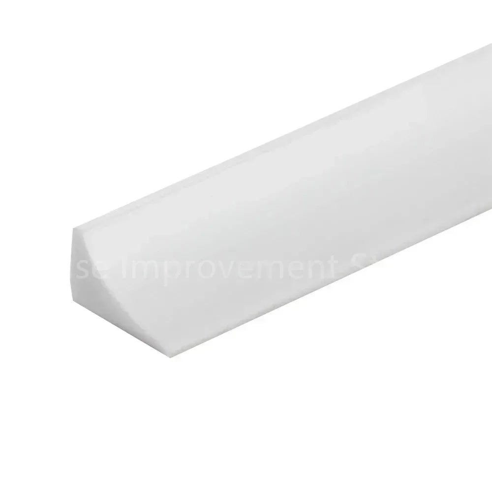 Self-Adhesive Silicone Water Stopper Strip 12 x 20 mm (0.47 x 0.79 in) for Shower, Washing Machine & Door Threshold