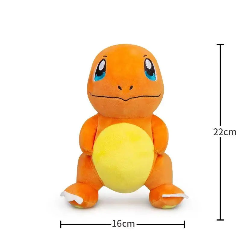 Kawaii Anime Plush Toys - Pikachu, Pichu, Charmander, Squirtle & Psyduck Soft Stuffed Dolls (8–12 in | 20–30 cm) - Kids Birthday & Christmas Gift