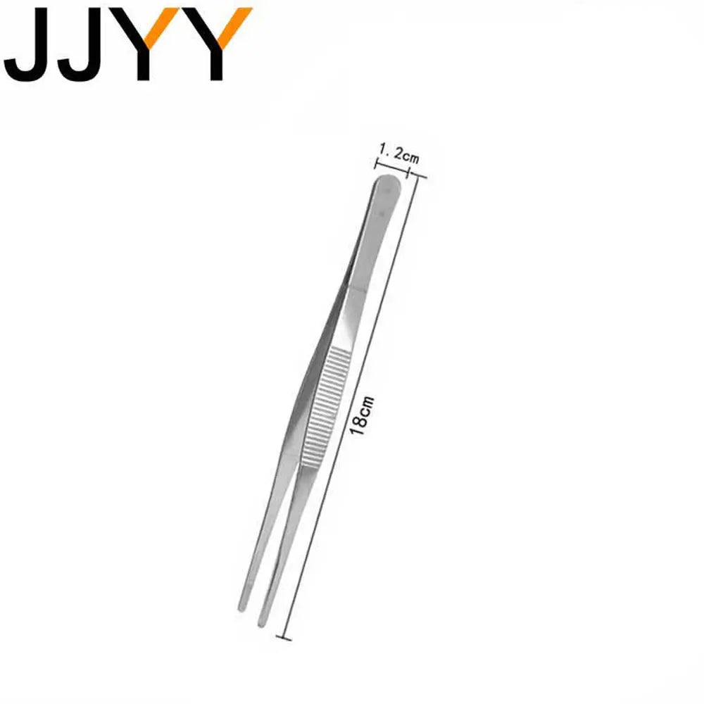 Stainless Steel BBQ Tongs — Multifunction Grill & Kitchen Tweezers (5–12 in / 12.5–30 cm)