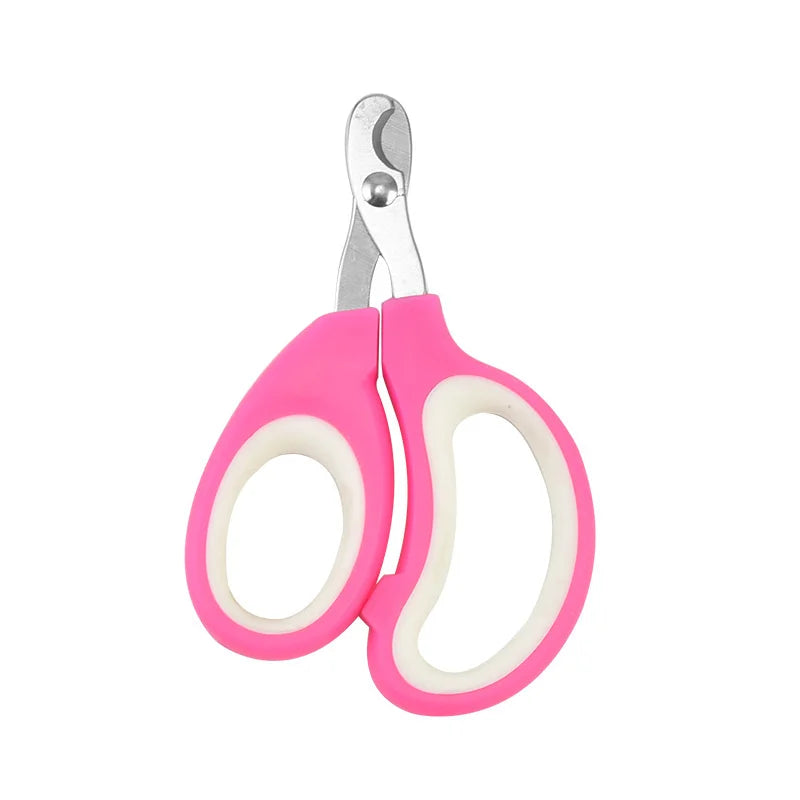 Half-Moon Pet Nail Scissors for Cats & Small Dogs – Stainless Steel Grooming Scissors (10 x 6.5 cm / 3.9 x 2.6 in)