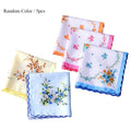 5-Pack Cotton Plaid Stripe Handkerchiefs 38 x 38 cm (15 x 15 in) Men’s Pocket Squares for Casual & Business