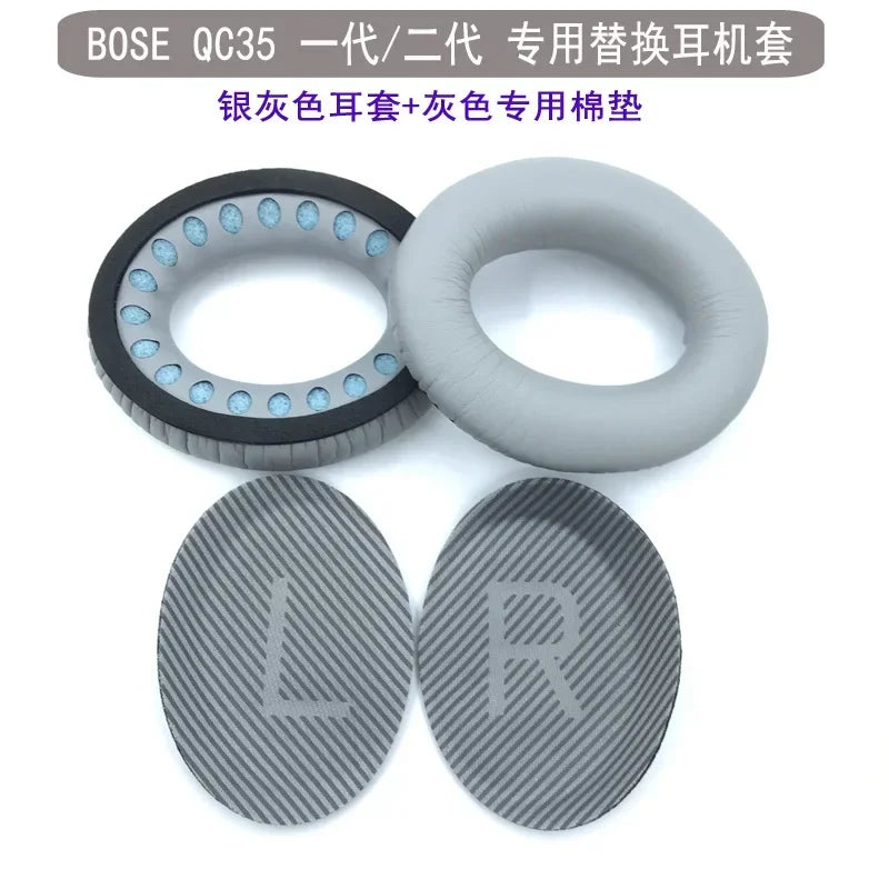 Replacement Ear Pads for Over-Ear Headphones – Memory Foam PU Leather Ear Cushions, 1 Pair